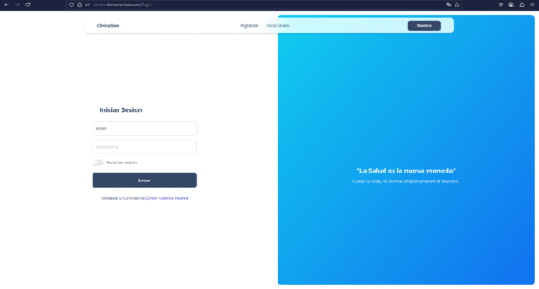 Captura desde 2025-05-22 16-47-44 Sistema de Clinica en Laravel10