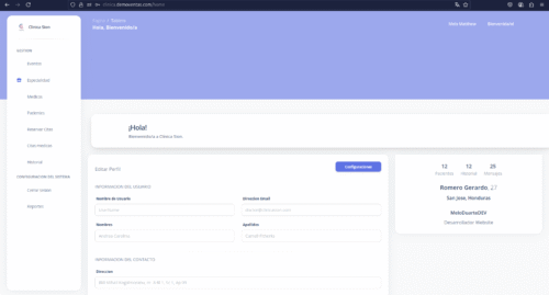 Sistema de Clinica en Laravel10