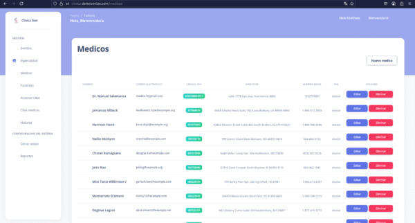 Captura desde 2025-05-22 16-51-59 Sistema de Clinica en Laravel10